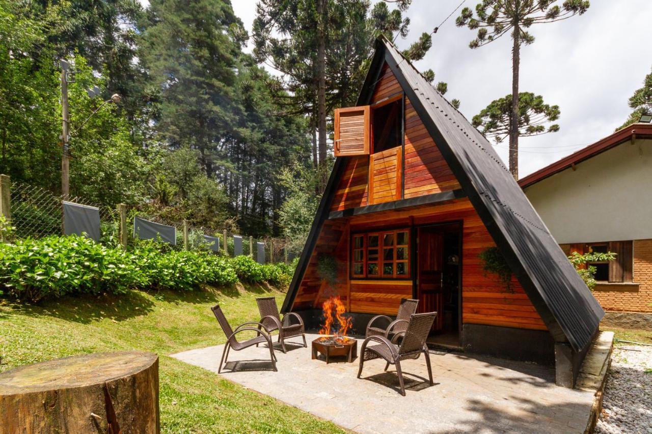 Emporio Reserva Da Serra - Opcoes De Chales E Hidromassagem Кампус-ду-Жордау Экстерьер фото